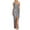 Gray, variant on Honeeladyy Womens Evening Dresses Slant Neck Single Shoulder Sequins Slim Split Fluttering Long Gift Dress