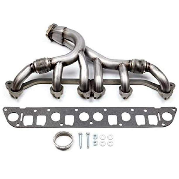 Exhaust Manifold - Compatible with 1991 - 1995, 1997 - 1999 Jeep Wrangler   6-Cylinder 1992 1993 1994 1998 