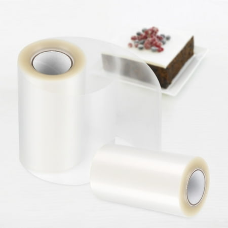 - HURRISE Transparent Clear Mousse Surrounding Edge Wrapping Tape for Baking Cake Collar Packaging , Transparent Cake Collar, Cake Wrapping Tape