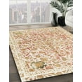 thumbnail image 2 of Ahgly Company Indoor Round Abstract Wheat Beige Abstract Area Rugs, 8' Round, 2 of 6