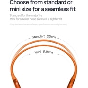 New Shokz OpenRun Pro 2 - Open-Ear, Bone Conduction Sport Headphones - Sweat Resistant, Workout Headphones with 30ft Bluetooth - Secure, Comfortable Fit - Deep Bass and Smart Mic - SHOKZ App (Orange)