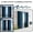 Dark Blue, variant on Yakamok Modern Blue Floral Ombre Grommet Blackout Curtains, 52" x 63" (2 Panels)