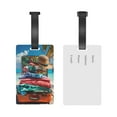 thumbnail image 5 of Sikiie Tropical Vacation Essentials Luggage Tags Privacy Cover ID Label Suitcase Tags Identifiers For School Bags,Suitcases, 5 of 7
