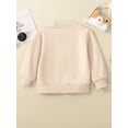 thumbnail image 3 of Bagilaanoe Toddler Baby Girl Casual Sweatshirt Long Sleeve Letter Print Pullover 6M 12M 18M 24M 3T Kids Loose Tee Tops, 3 of 9