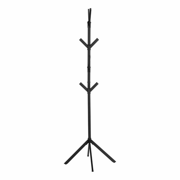 Coat Rack Hall Tree 8 Hooks Entryway 70 H Bedroom Metal Grey Walmart