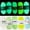 mixed color, variant on 5 Pcs Glow in The Dark Yarn, Sewing Supplies,(55yd )for Crocheting for DIY Arts, Crafts & Sewing Beginners Glow in The Dark Party (White Lemon Yellow Light Blue Light Green Green)