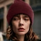 thumbnail image 5 of Gorro de punto 100% lana merina Gorros de invierno cálidos unisex Gorro de punto elástico suave, transpirable y acogedor, 5 of 6