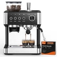 thumbnail image 1 of Máquina de espresso Electactic de 15 bares con molinillo y espumador de leche, 1 of 5