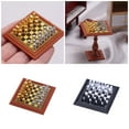 thumbnail image 6 of Sinyiin 1/12 Scale Mini Chess Set For Model Enthusiasts Realistic Metal Construction Playing, 6 of 12