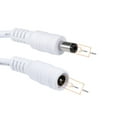 thumbnail image 2 of Uxcell Interruptor de palanca en línea de 12V CC con cable de alimentación macho a hembra de conector DC de 5.5x2.1mm blanco, 2 of 5
