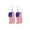 Blue, variant on 4th of July Patriotic Earrings for Women, Flag Red White Blue Drop Earrings, Independence Day Jewelry for Memorial Day and Summer Celebrations (Blue)
