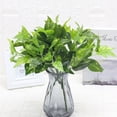 thumbnail image 1 of Hojas de plantas artificiales, 7 tenedores, plantas verdes falsas de plástico vital, 5 uds. LingWen 8390615577106, 1 of 1