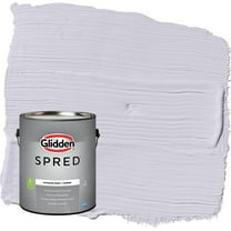 Glidden Spred Frosted Lilac / Purple Flat Interior Paint with Primer, 1 Gallon