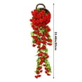 thumbnail image 6 of YZEGDCH Artificial Flowers Artificial Rose Floral Vines 2Pc Fake Hanging Spring Decor Cute Fake Hanging Flower Vines Floral Garland Decorations for Wedding Party Wall Room Decor Aesthetic, 6 of 6