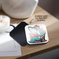 thumbnail image 4 of 3drose, Funny Cute Shark Reading Popular Beaches Book Satire, Set of 4 Coasters - Soft, 4 of 7