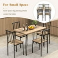 thumbnail image 6 of Gymax 5-Piece Dining Table Set for Small Space Kitchen Table Set for 4 Natural, 6 of 10