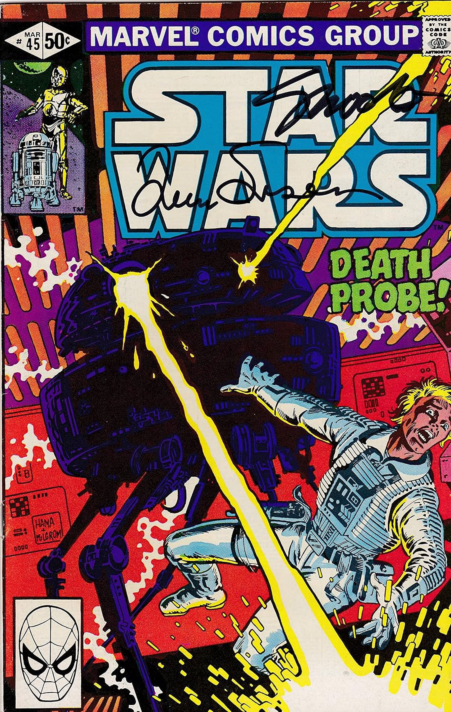 Signed 2x Marvel Star Wars #45 Jim Shooter Louise Simonson
