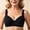 c01Black, variant on Women's Front Clasp Closure Bras No Underwire Anti-Sagging Push Up Bralettes Seniors Comfort Wireless Full Coverage Bra Beige 95C