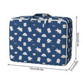 thumbnail image 4 of ¡Compra y Ahorra!, Bolsa para guardar edredones, artículos diversos, ropa, edredones, clasificación de ropa, mudanzas, dormitorio, bolsa para edredones no tejida Akmoler, 4 of 8