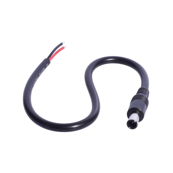 Power Pigtails Cable 6.5mmx4.4mm Male Barrels Plug to Bare Wire Open End Repair Cable for Power Supply Replacement