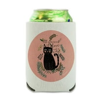 All You Need is Love and a Cat Can Cooler - Drink Sleeve Hugger Collapsible Insulator - Beverage Insulated Holder