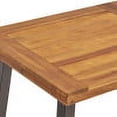 thumbnail image 5 of GDF Studio Spanish Bay Outdoor Acacia Wood Rectangular Dining Table, Teak, 5 of 7