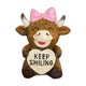 thumbnail image 2 of CaiYueKe Highland Cow Statue Resin Home Decor Desktop Ornament Gift for Valentine's Day Farmhouse Decorations Rustic Animal Figurine Cute Collectible, 2 of 7