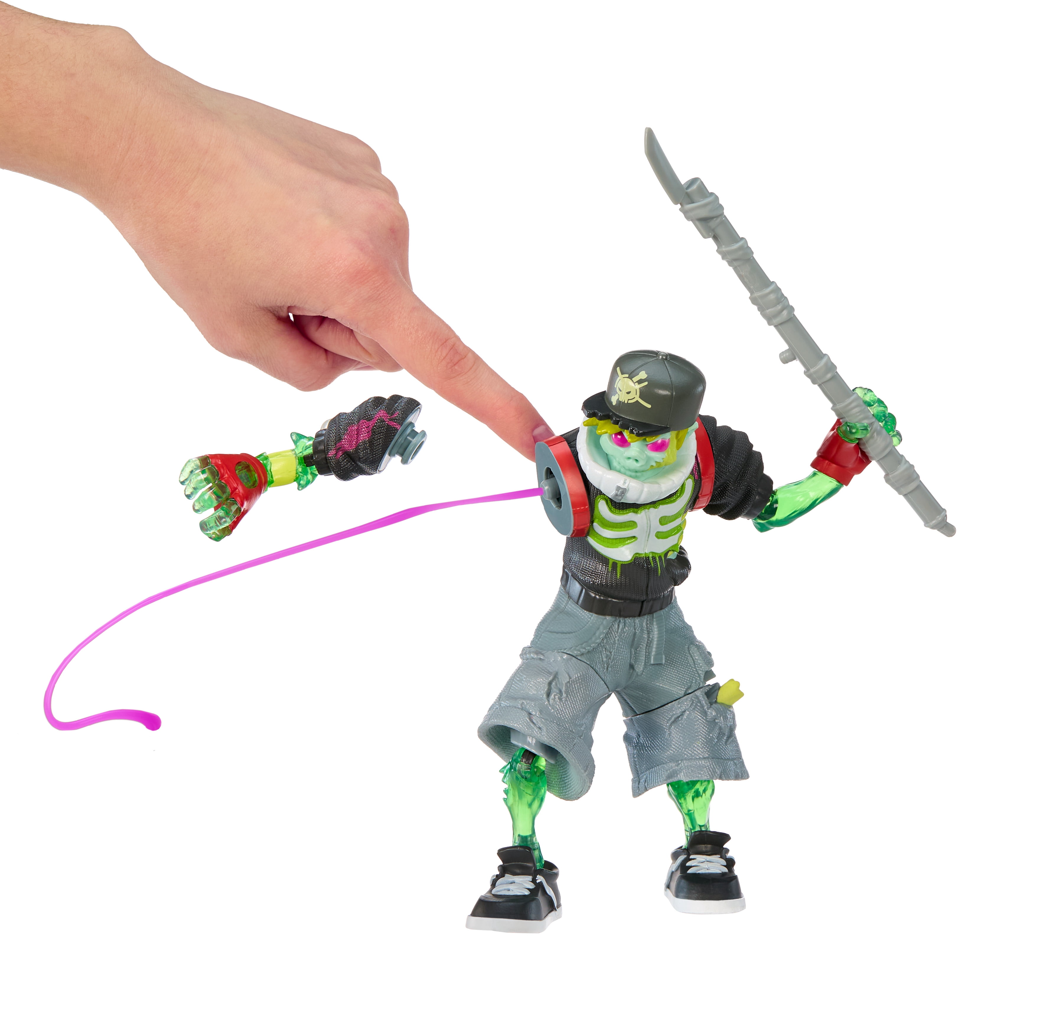 Ninjombie Action Figure - Buster Bones, Ages 6+