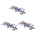 thumbnail image 4 of Set of 3 Hummingbird Wrought Iron Garden Decoration Gift, 4 of 8