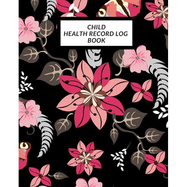 Child Health Record Log Book Child's Medical History To do Book, Baby 's Health keepsake