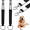 Black, variant on 2 Pack Dog Whistles, Ultrasonic Dog Whistles to Stop Barking with Adjustable Pitch Silent Ultrasound Dog Training Whistles with Lanyard for Pet Dog Training By EKIDAZB