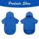 thumbnail image 4 of Sudadera con capucha para perros KOOLTAIL Basic, suave y cálida, para perros XL, azul, 4 of 8