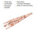 thumbnail image 3 of Uxcell 42mm Alloy Corsage Decorative Holder Vase for Wedding Party Prom Rose Gold 2 Pack, 3 of 6