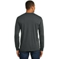 thumbnail image 2 of District Perfect Tri Long Sleeve Tee Dm132 - Black Frost - 2XL, 2 of 4
