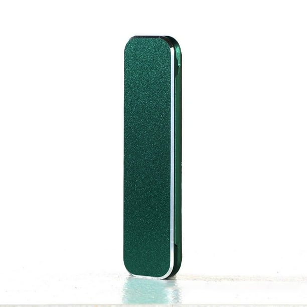 Soporte Adhesivo para Funda Trasera Fina de Metal | Soporte Metálico Delgado para Teléfono Móvil con Cierre de Anilla | Soporte Portátil de Escritorio para Ver Videollamadas | Adhesivo Resistente a A