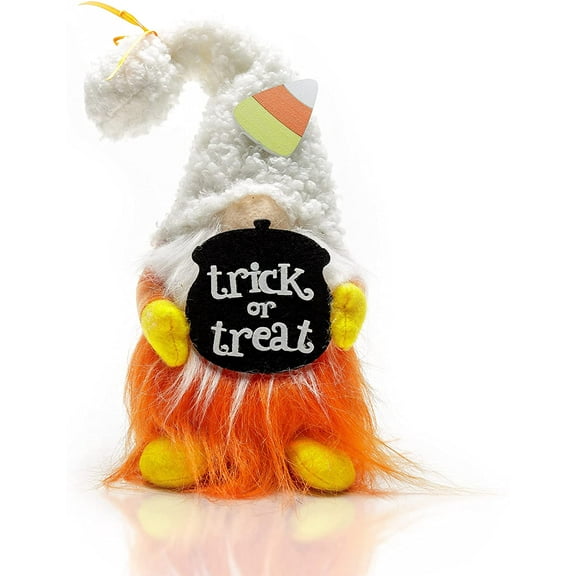 Madanar Candy Corn Gnome Halloween Thanksgiving Gnomes Plush Swedish Decor for Tiered Tray Shelf Table Decorations
