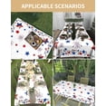 thumbnail image 4 of 4th of July Tablecloth Patriotic Stars Table Cloth for Independence Day Waterproof Red Blue Fireworks Tablecloths Rectangle Kitchen Table Cover for Dinner Picnic Memorial Day Holiday Party 60x84, 4 of 6