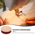 thumbnail image 4 of 1 rollo de 2,5 cm de ancho accesorios de ropa no elástica Riba de regalos Ribas de flujo de bucking Band de cinta decorativa para tiendas de casas (Claret), 4 of 6