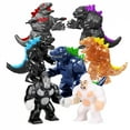 thumbnail image 2 of Godzillaes Movie Series Big Dinosaur Building Block MonsterKing Mini Animation Action Figures Model Toy Children's Gift, 2 of 9