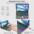 thumbnail image 4 of HPZZ Backlit Magnetic Magic Keyboard Case with Multi-Touch Trackpad for iPad Air 13", 4 of 7
