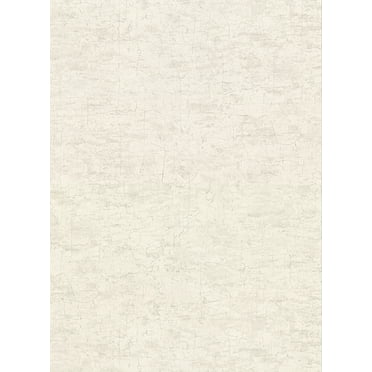Warner Pembroke Off-White Faux Plaster Wallpaper, 27-in by 27-ft, 60.8 sq. ft