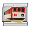thumbnail image 4 of URING Travel Vehicle Car Aircraft Train Bus Cruise Ship Italian Charm Link Fit 9mm Bracelet Stainless Steel Jewelry DIY Making, 4 of 5
