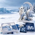 thumbnail image 2 of Winter Animal DIY Sewing Kit For Beginners, 3D Stuffed Polar Fox Plush Craft With Pre Cut Felt, Complete Handmade Sewing Supplies For Home Decor And Gift, Arctic Fox (Multicolor, 20*15CM), 2 of 6