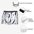 thumbnail image 3 of Pofeuu Lavender Flowers Print Men’s Boxer Briefs, Moisture-Wicking Underwear, Regular,Trunk-XX-Large, 3 of 5