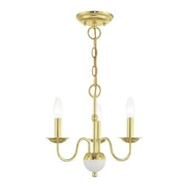 Livex Lighting - Windsor - 3 Light Mini Chandelier in Traditional Style - 14