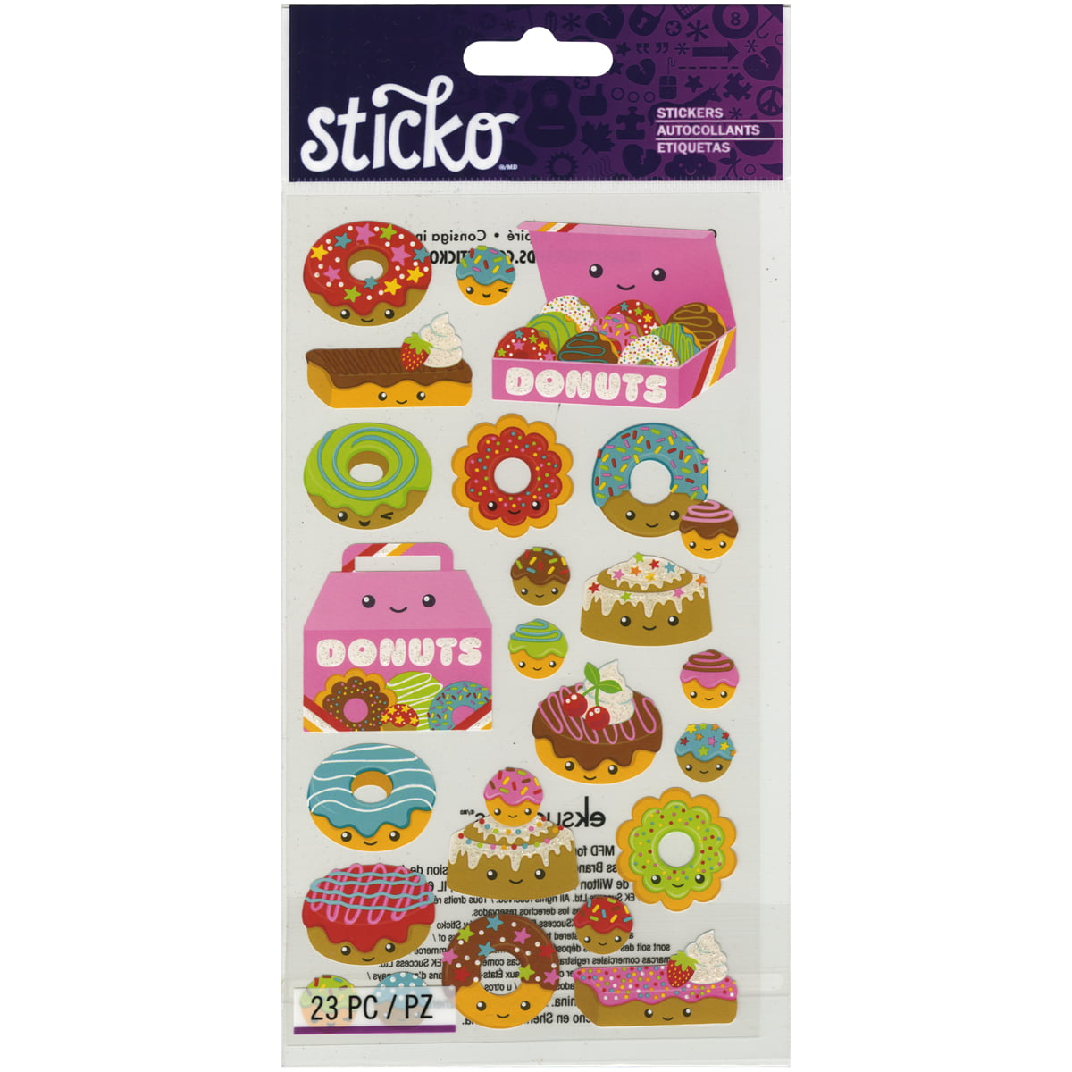 Sticko scrapbooking stickers 6.5 x 4 milk and cookies Yum!!! 