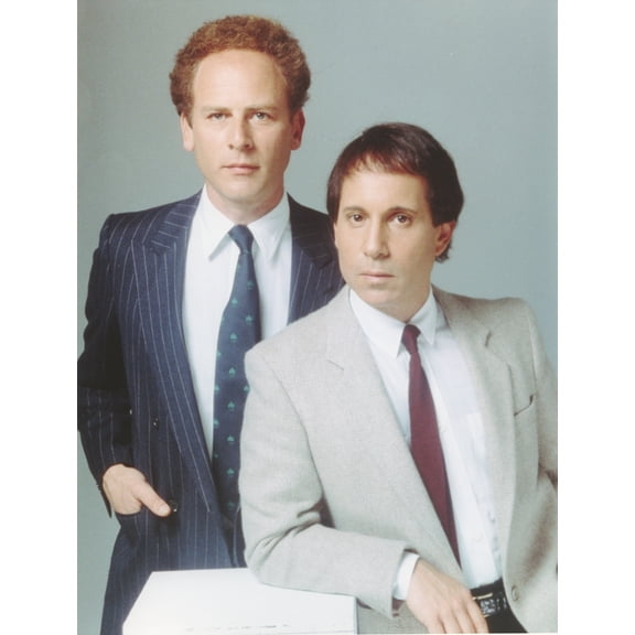 Simon & Garfunkel wearing a Coat and Tie in a Portrait Photo Print (8 x 10)