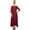 Maroon, variant on Bimba Women's Indian Maroon Rayon Asymmetrical Hem Casual Kurta With Scarf - 28