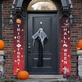 thumbnail image 2 of Gustave Halloween Decorations Outdoor Trick or Treat Halloween Porch Signs Banners Hanging Witch Decor for Front Door Home Yard Indoor Decor, 2 of 6