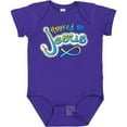 thumbnail image 3 of Inktastic Hooked on Jesus Christian Boys or Girls Baby Bodysuit, 3 of 5